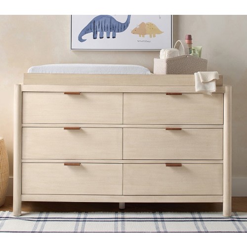 Coronado 6-Drawer Dresser & Topper Set (56w x 19d")