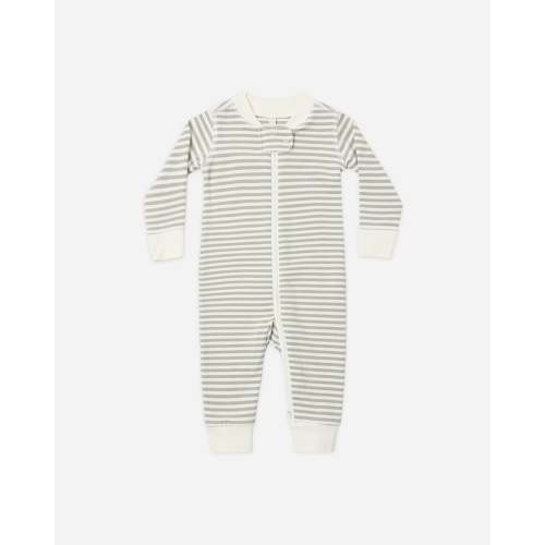 Zip Long Sleeve Sleeper Laurel Stripe – Quincy Mae