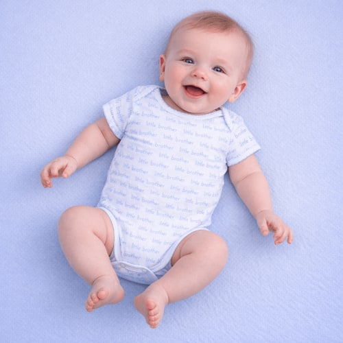 Little Brother Print Short Sleeve Bodysuit