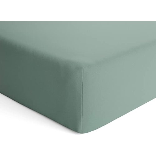 Natemia Fitted Crib Sheet - 100% Organic Cotton - 28 X 52 for Standard Crib and Toddler Mattresses - Silky Soft and Hypoallergenic - Lily Pad