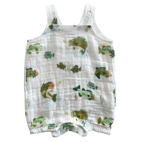 Muslin Overall Shortie, Bass Fishing
