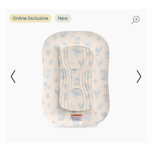 Infant Lounger Wave | Blue Toile