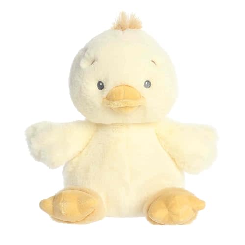 Aurora Ebba Dew Drop 12.5" Demi Duckling Adorable Baby Stuffed Animal | Crinkle sounds and varied textures for sensory discovery