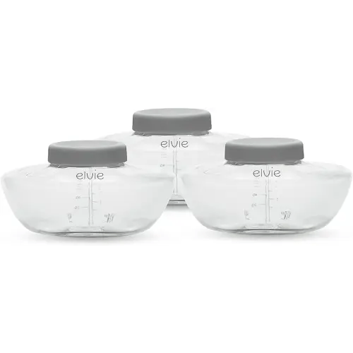 Elvie Pump - Breastmilk Storage Bottles - BPA Free - Breast Feeding Essentials - 3 Pack