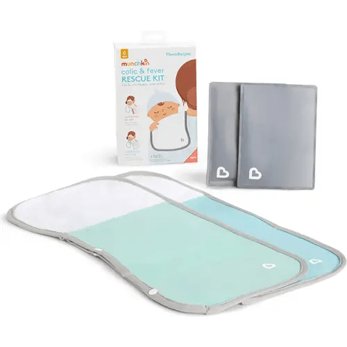 Munchkin TheraBurpee Colic & Fever Rescue Kit with Hot & Cold Therapy Burp Cloths