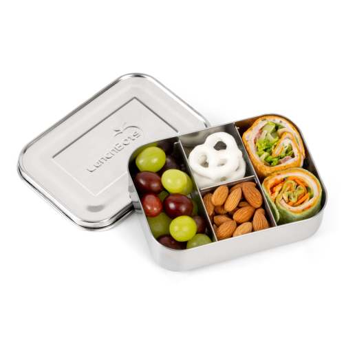 LunchBots Protein Packer Stainless Steel Bento Box