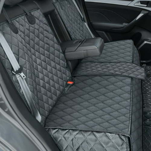 Anosospecial Dog Car Seat Cover for Back Seat Kids,Waterproof Durable Backseat Protector Universal Fit SUV Black