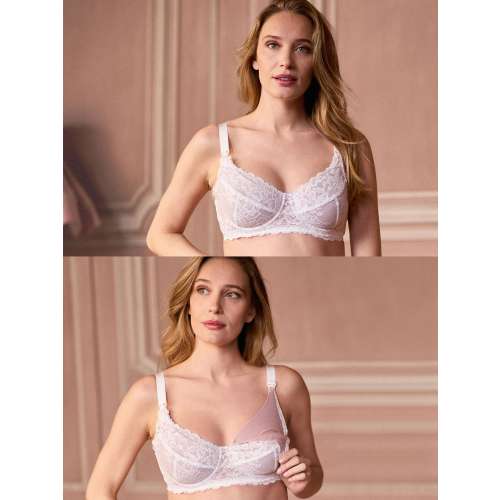 Seraphine Cream Lace Maternity & Nursing Bra