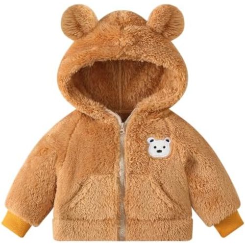 Baby Boys Fleece Coats Girls Winter Jackets Clothes For Toddler