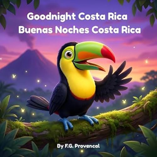 Goodnight Costa Rica / Buenas Noches Costa Rica: A Bilingual Bedtime Story Featuring Pico the Toucan – Learn English & Spanish with Phonetics (Pura Vida Bedtime Series)