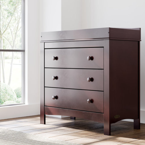 Graco Noah 3 Drawer Chest with Changing Topper & Reviews | Wayfair