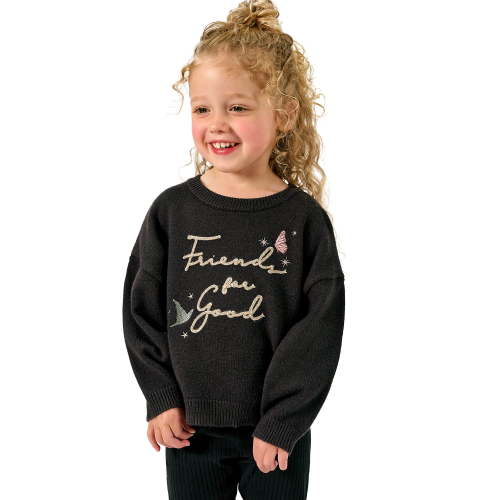 Modern Moments Toddler Girl Wicked Affirmation Sweater, Sizes 12 Months - 5T