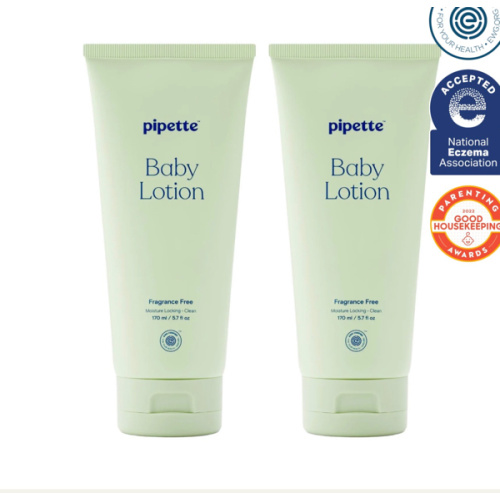 Fragrance-Free Baby Lotion Duo | Pipette Baby