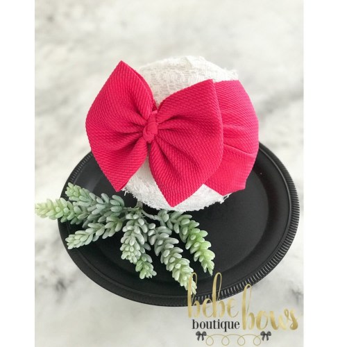 Bright Pink Baby Headwrap, Pink Baby Bow, Bright Pink Baby Headband, Baby Head Wrap, Pink Headwrap, Toddler Bow, Newborn Bow Headwrap