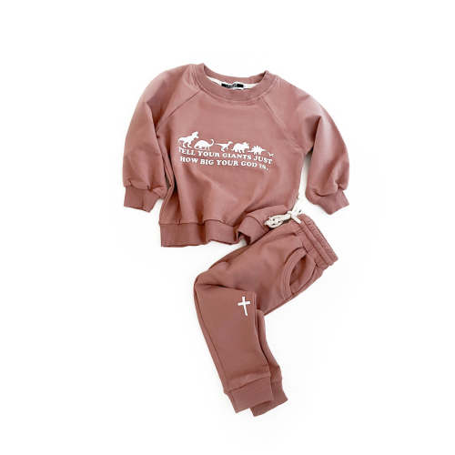 Tell Your Giants Dino 2 Piece Sweatsuit