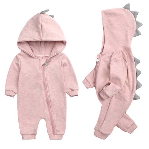 Ovbmpzd Cute Newborn Clothes for Boys Long Sleeve Zipper Bodysuit Newborn Essentials for Girls