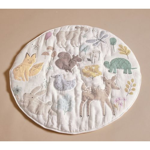 Dakota Woodland Muslin Travel Play Mat