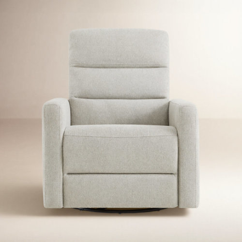 Joss & Main Mila Upholstered Rocking Swivel Power Recliner & Reviews | Wayfair