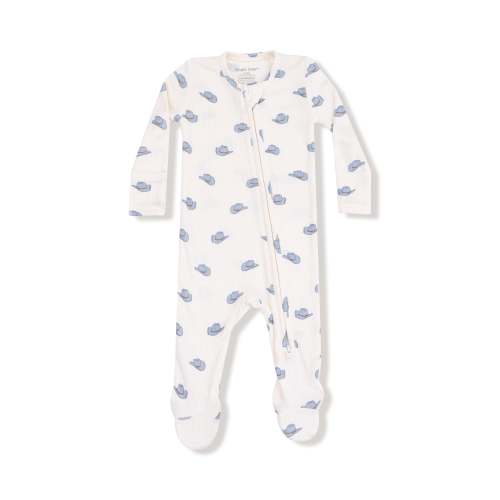 Boy 2-Way Zipper Footie | Petite Cowboy Hats