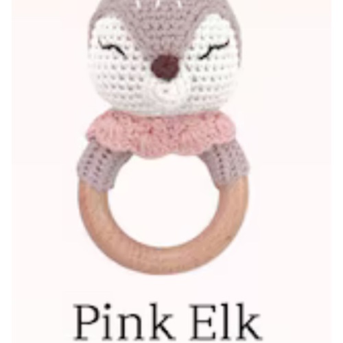 Personalized Crochet Baby Rattle Toy for Girls and Boys, Animal Crochet Baby Rattle, Baby Shower Gift, Baby Rattle Grasping Toy,Newborn Gift