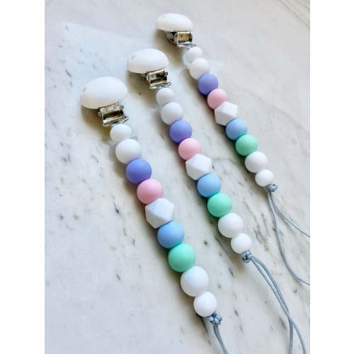 Pacifier Clips: Pastel Palette Collection