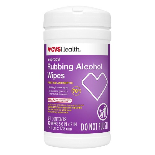 CVS Rubbing Alcohol Wipes