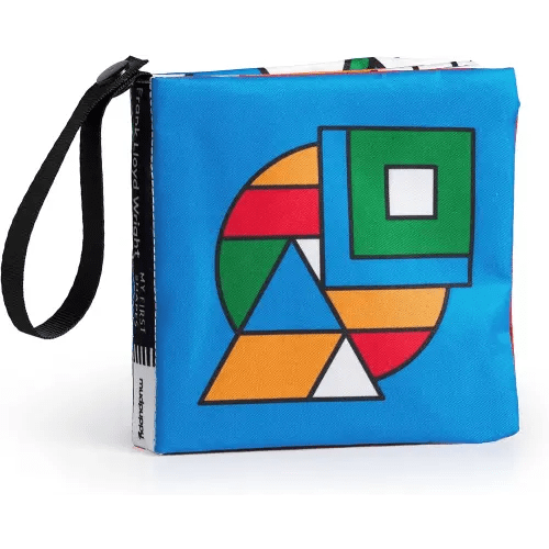 Frank Lloyd Wright My First Shapes Crinkle Fabric Stroller Book