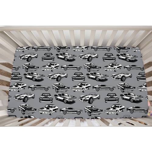 Car Crib Sheet, Car Crib Bedding, Crib Sheets Boy, Cars Crib Sheet, Baby Boy Bedding, Car Nursery Bedding, Boy Nursery Bedding, Gray Nursery