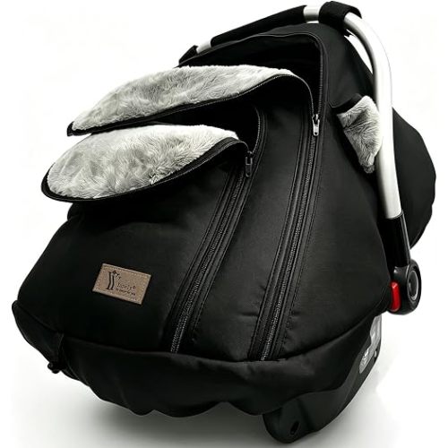 Car Seat Cover for Babies Winter Waterproof Seat Covers Canopy Universa Fit