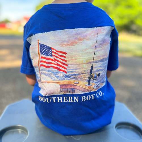 American Wake Boy's Short Sleeve Shirt – Southern Boy Co.