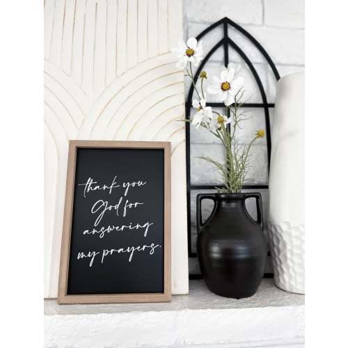 Thank You God For Answering My Prayers Wood Sign