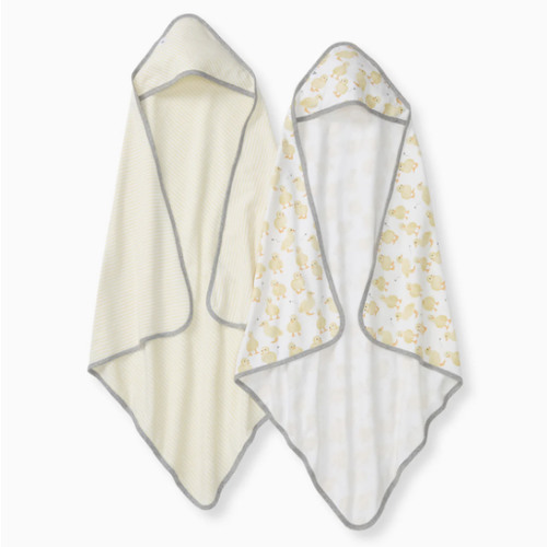 Little Ducks Organic Cotton Hooded Towels 2 Pack