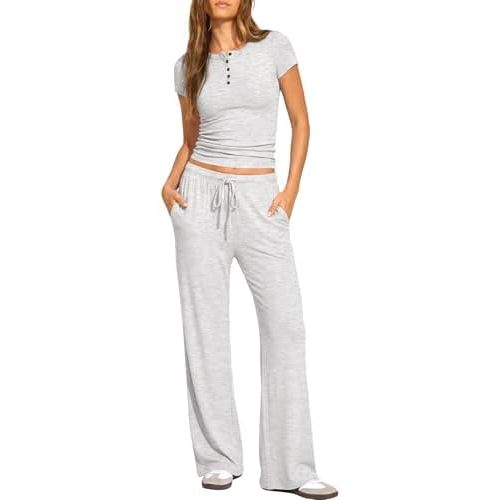 Darong Womens 2 Piece Lounge Set Summer Outfits