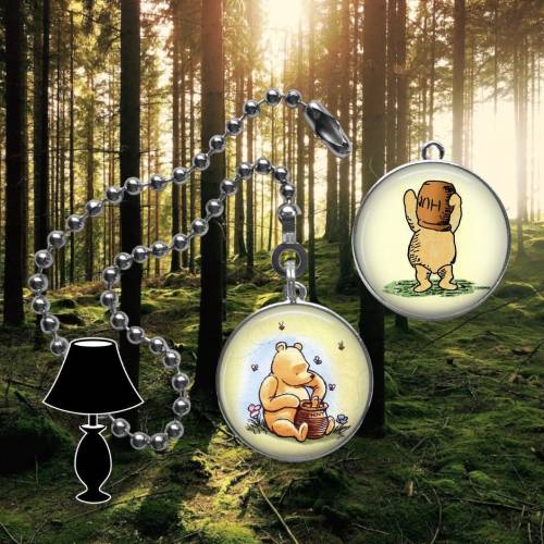 Winnie-The-Pooh Hunny Pot Light/Fan Pull: Classic Nursery Decor