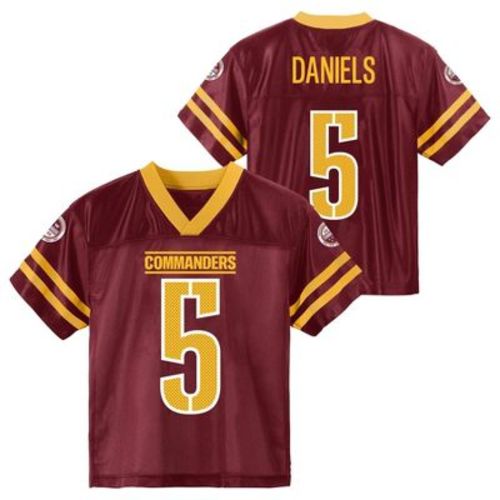 NFL Washington Commanders Jayden Daniels Toddler Boys' Short Sleeve Jersey