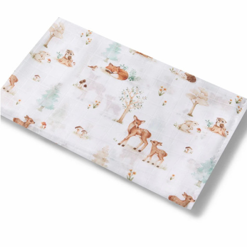 Woodland Tales Organic Muslin Wrap | Snuggle Hunny