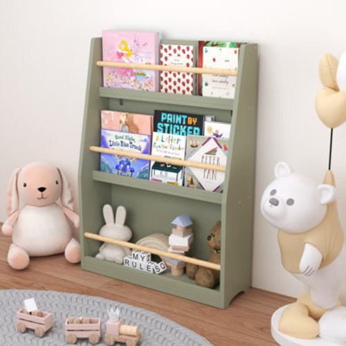 Isabelle & Max™ 3 Tier Kids Book Shelf,Kids Book Rack, Helps Keep Bedrooms, Playrooms, and Classrooms Organized | Wayfair