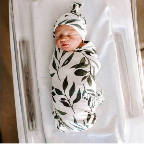 Oliver Swaddle and Hat Set