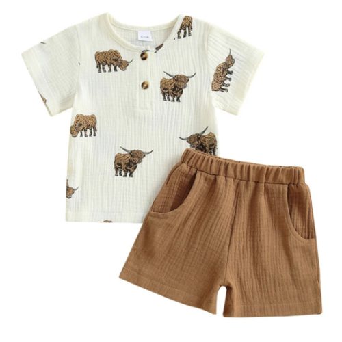 BUFFALO Summer Outfit - Hazel & Bo