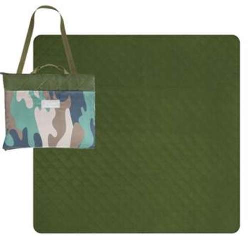 SUN CUBE Waterproof Outdoor Blanket, Fleece Windproof Foldable Stadium Camping Picnic Car Travel Beach (Olive Green/Grey Fleece, 60 x 80 Inches) : Target