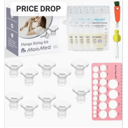 MomMed Flange Sizing Kit (10PCS) flange Inserts for 24mm Shields