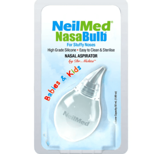 NeilMed Nasabulb Silicone Nasal Aspirator 1 pack, Infant to Young Child