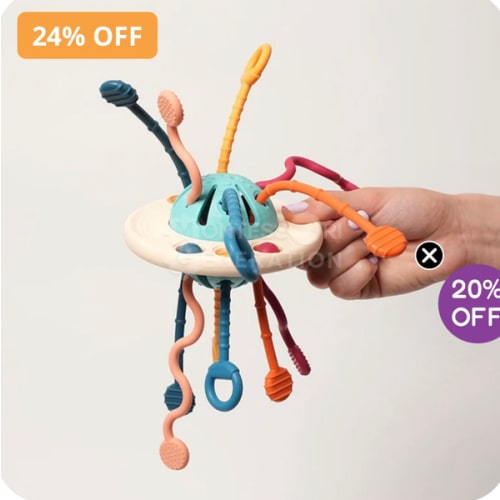 Buy Montessori Silicone Pulling Toy Online I Montessori Generation