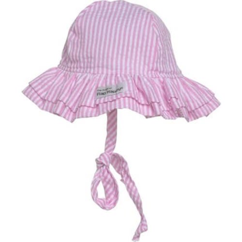 Baby UPF 50+ Double Ruffle UV Blocking Sun Hat, Medium