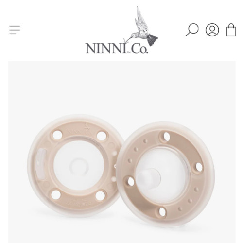 Ninni Pacifier Oatmeal 2 Pack