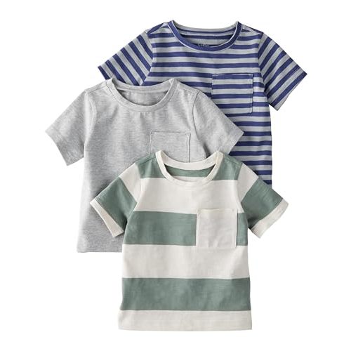 little planet by carter's Baby 3-Pack Tops Made with Organic Cotton