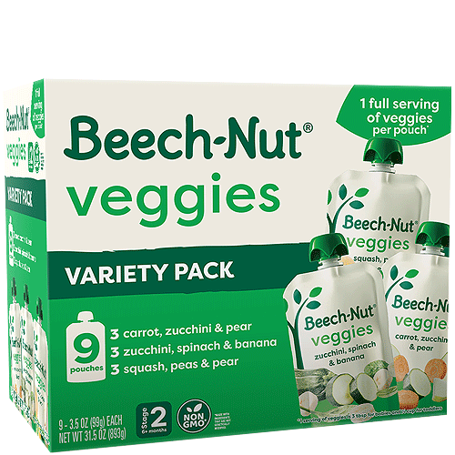 veggies pouch variety pack