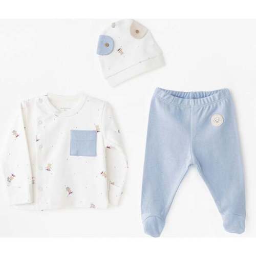 Bear Cub Sleep Set, Blue - Andy Wawa | Maisonette