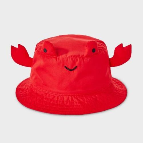 Toddler Crab Swim Hat - Cat & Jack™ Red 2T-5T