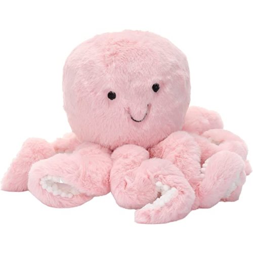 Lambs & Ivy Sea Dreams Pink Plush Octopus Stuffed Animal Toy - Bubbles